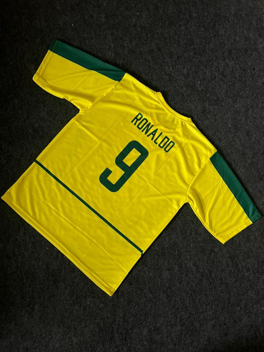 Brazil R9 (R. Nazario) half sleeves retro sublimation