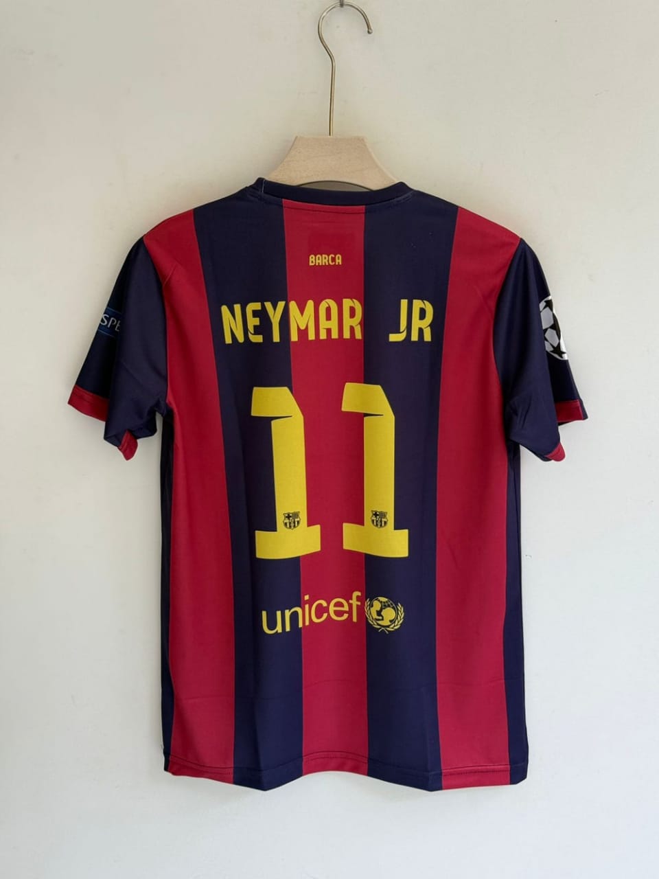 FC Barcelona 2015-16 Neymar Jr. Half Sleeves Retro