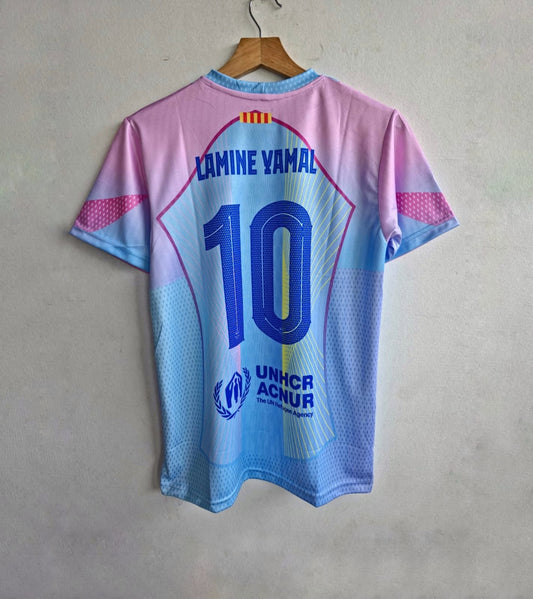 Barcelona Lamine Yamal special edition half sleeves current season