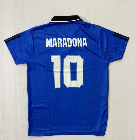 Argentina Maradona half sleeves retro polo
