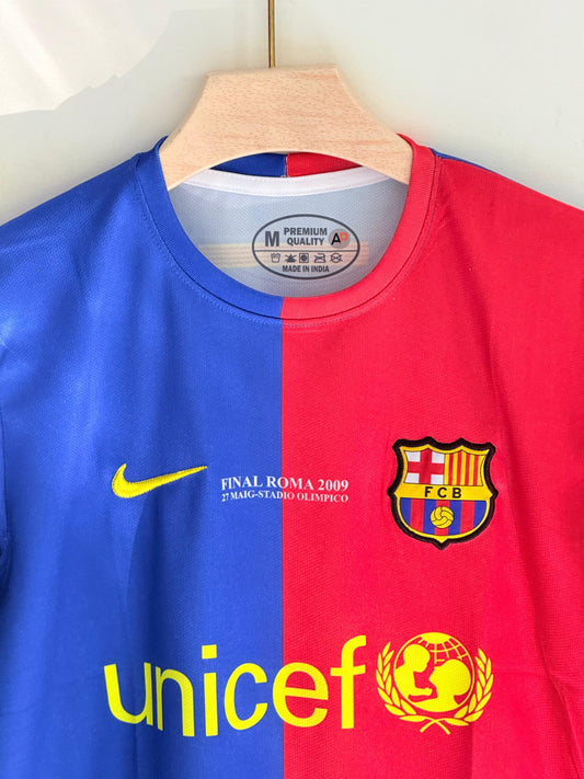 Messi Barcelona 2008-09 half sleeves retro