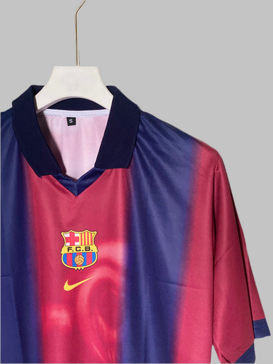 Fc Barcelona X CJ travis scott half sleeve limited edition retro