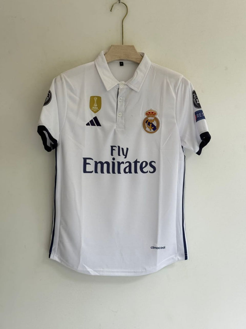 Real Madrid C.Ronaldo 2016-17 Home Half Sleeve Jersey