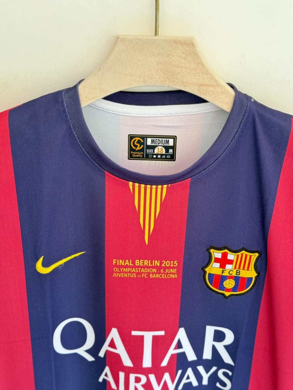 FC Barcelona 2015-16 Neymar Jr. Half Sleeves Retro