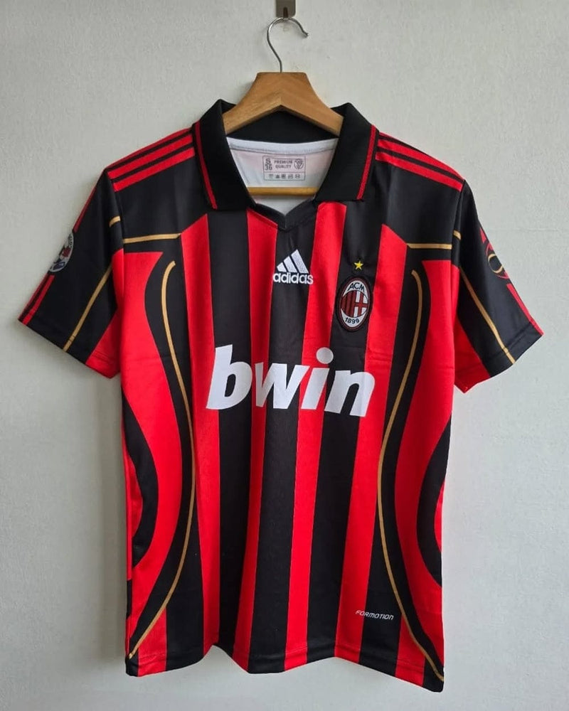 Ac milan 2006-07 Maldini half sleeves retro