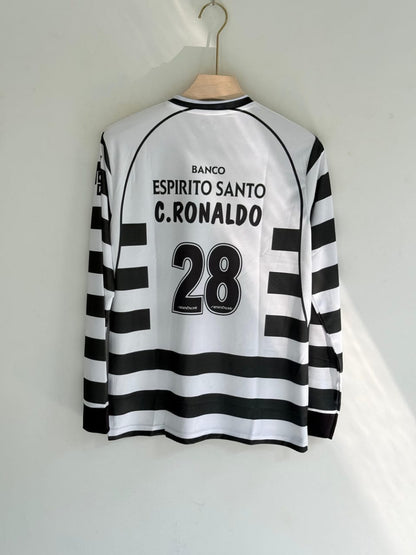 Sporting lisbon C. Ronaldo full sleeves retro