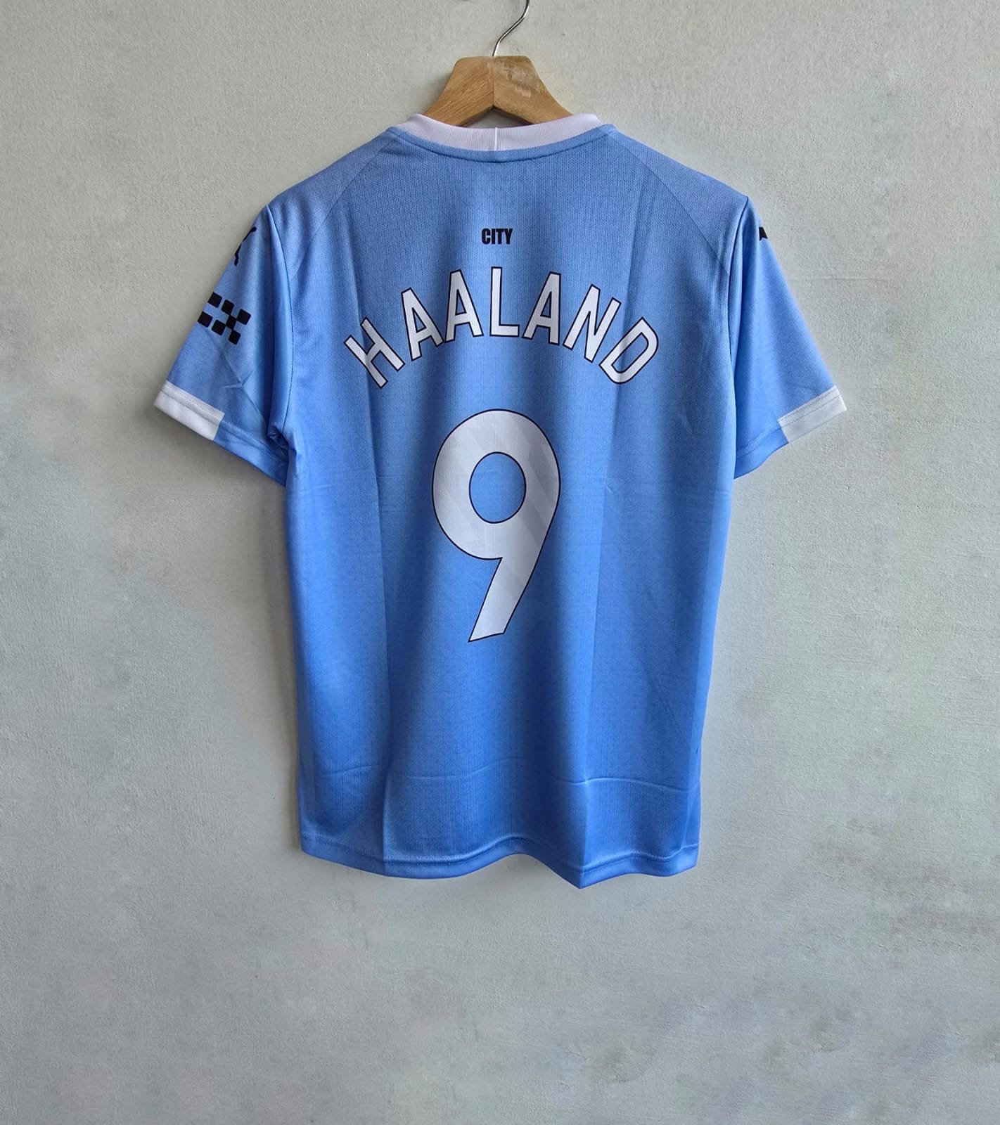 Manchester city haaland half sleeves