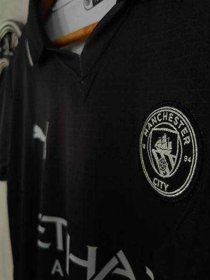 Manchester City half sleeves 25-26 away kit plain back