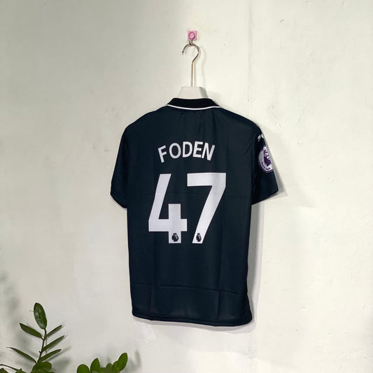 Manchester City haaland half sleeves 25-26 away kit