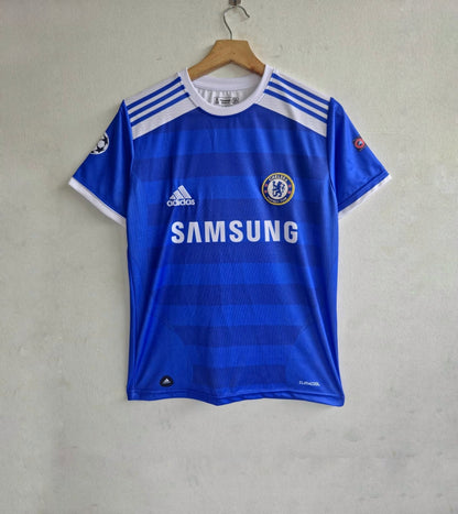 Chelsea Drogbar half sleeves retro