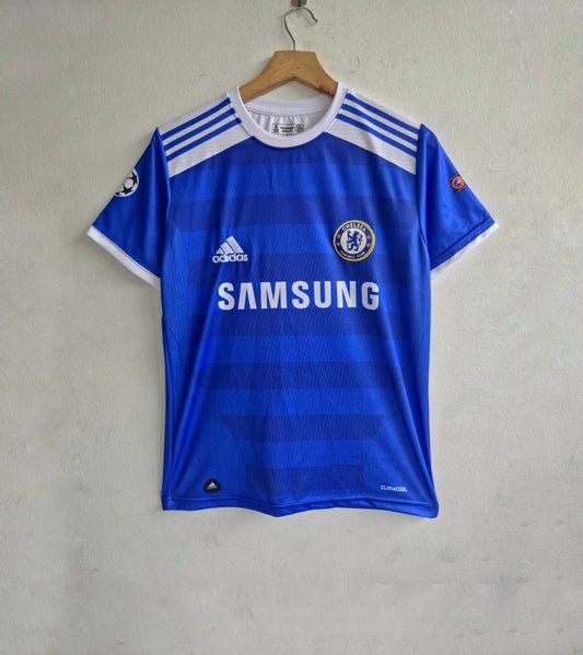 Chelsea Drogbar half sleeves retro
