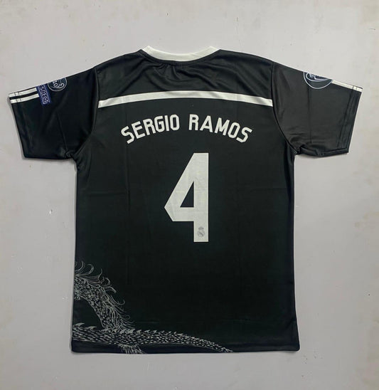 Real madrid x dragon Ramos half sleeve retro