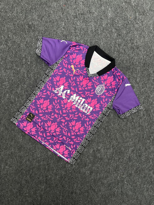 Ac milan maldini special edition half sleeves retro sublimation