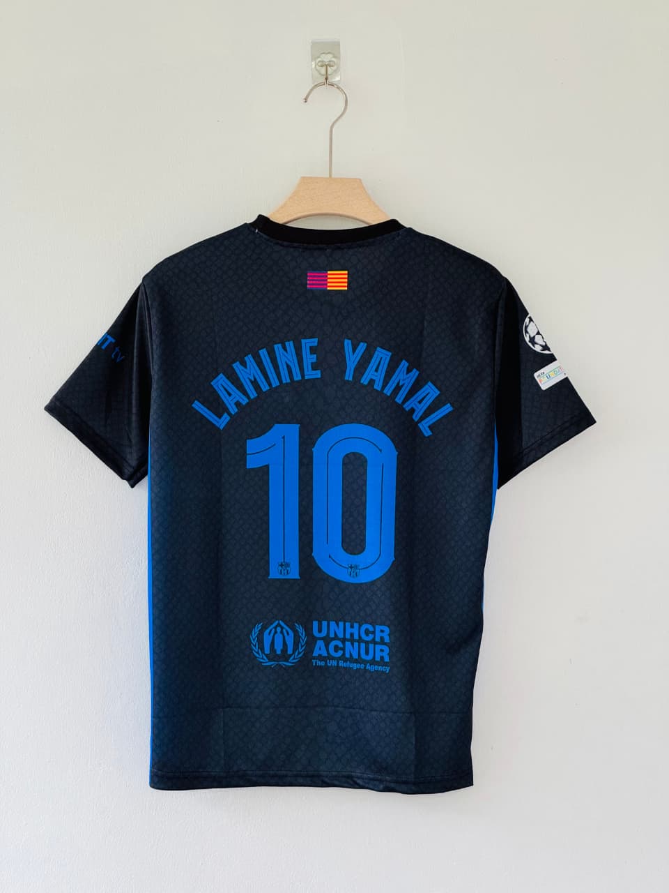 Barcelona Lamine Yamal half sleeves away 25-26 kit