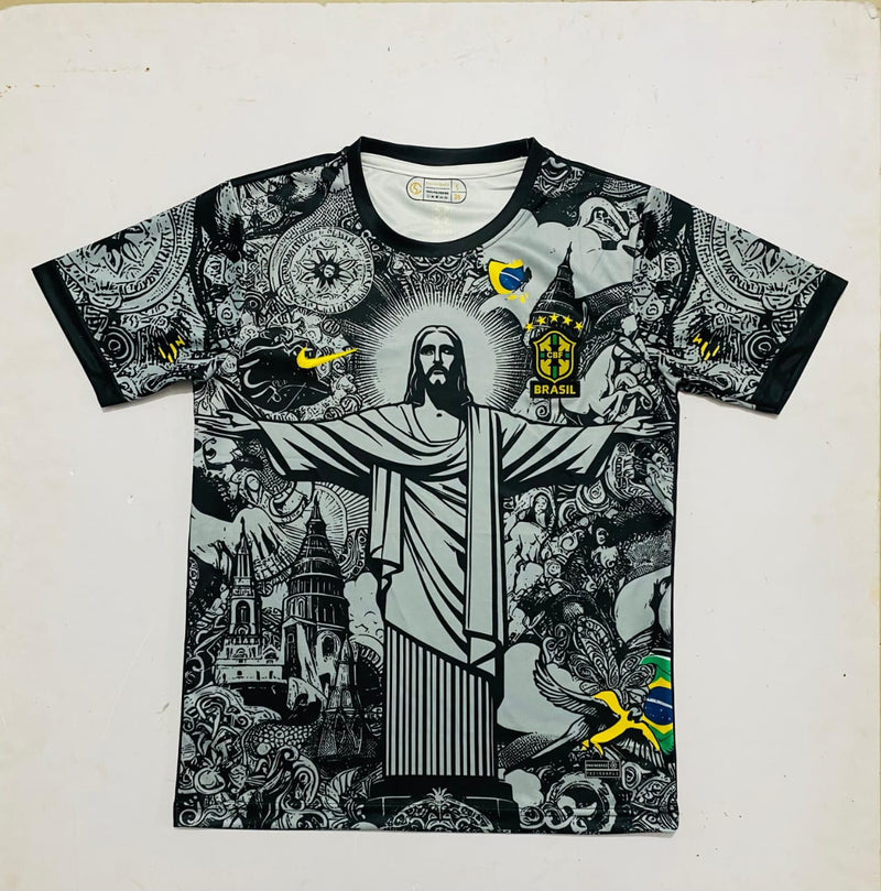 Brazil Neymar Jr. x jesus christ special edition half sleeves