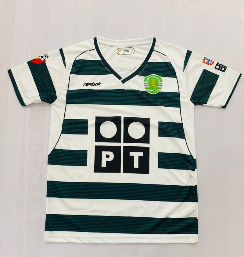 Sporting lisbon C.Ronaldo half sleeves retro