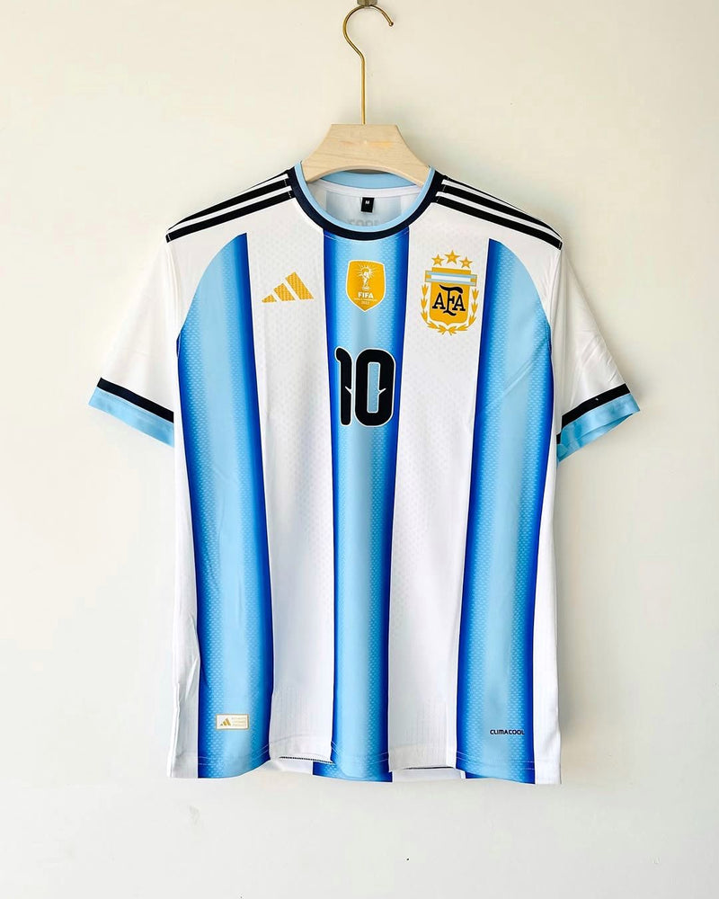 L. Messi argentina half sleeves
