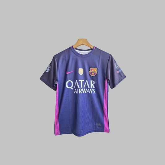 Barcelona messi away 2016-17 half sleeves