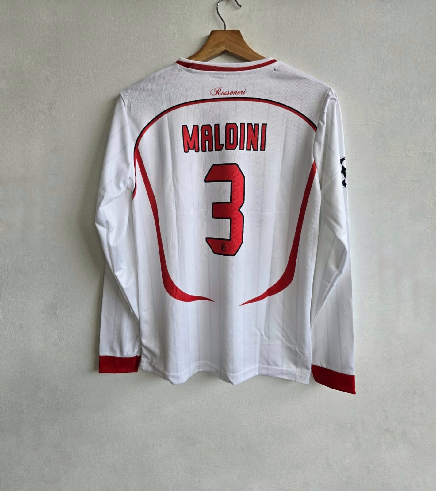Ac milan 2006-07 Maldini full sleeves retro