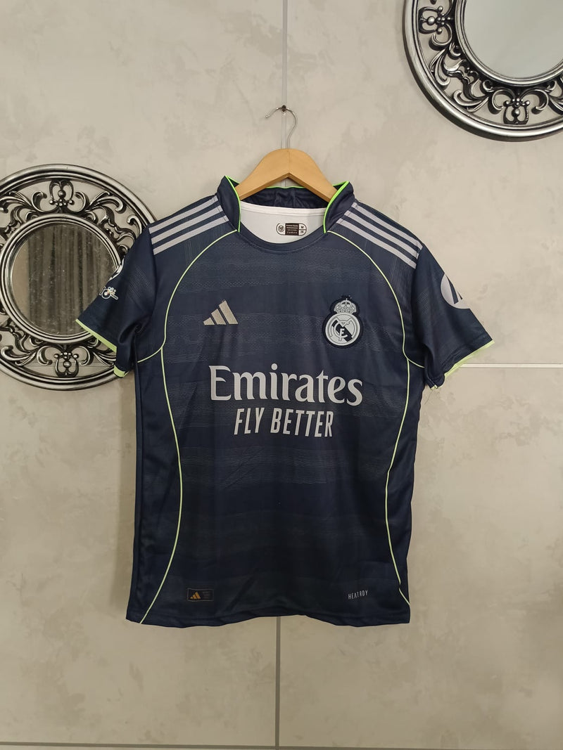 Real madrid 25-26 away half sleeves kit