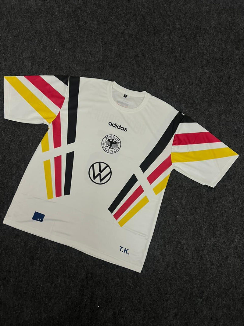 Germany home Beckenbauer half sleeve retro sublimation