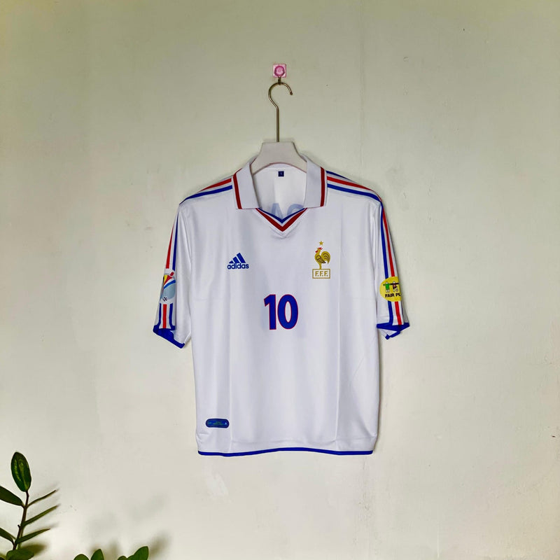 France zidane five sleeves retro